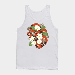 Honduran Milk Snake and Primroses Tank Top